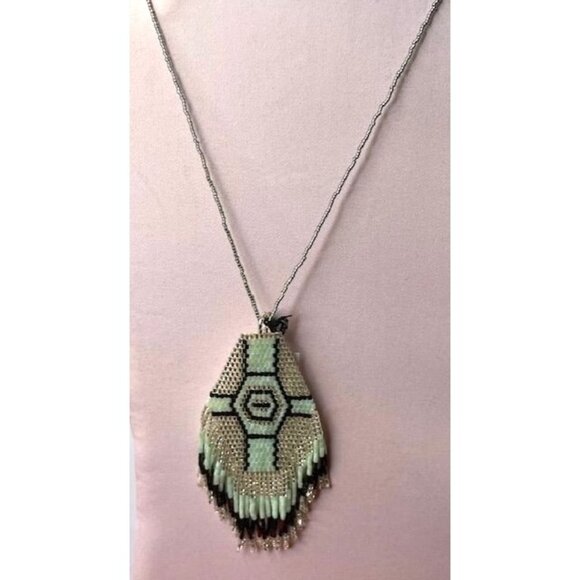 Cocobelle Borneo Anthropolgie Southwest Beaded Necklace - Picture 8 of 8